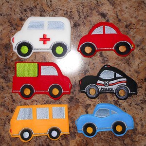 In The Hoop Felt Board Vehicle Embroidery Machine Design Set