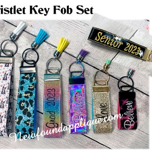 Kitchen Klutter Assorted Cotton Wristlet Key Fob, Cotton Wrist Key Chain Holder, Cute Wristlet Keychain Camo
