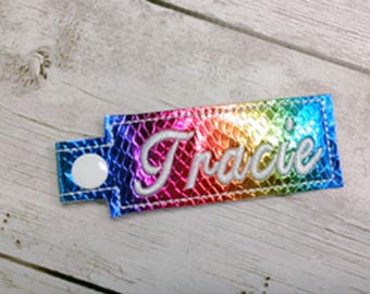 Blank Key Fob Embroidery Design
