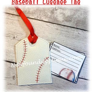 Baseball Gepäckanhänger