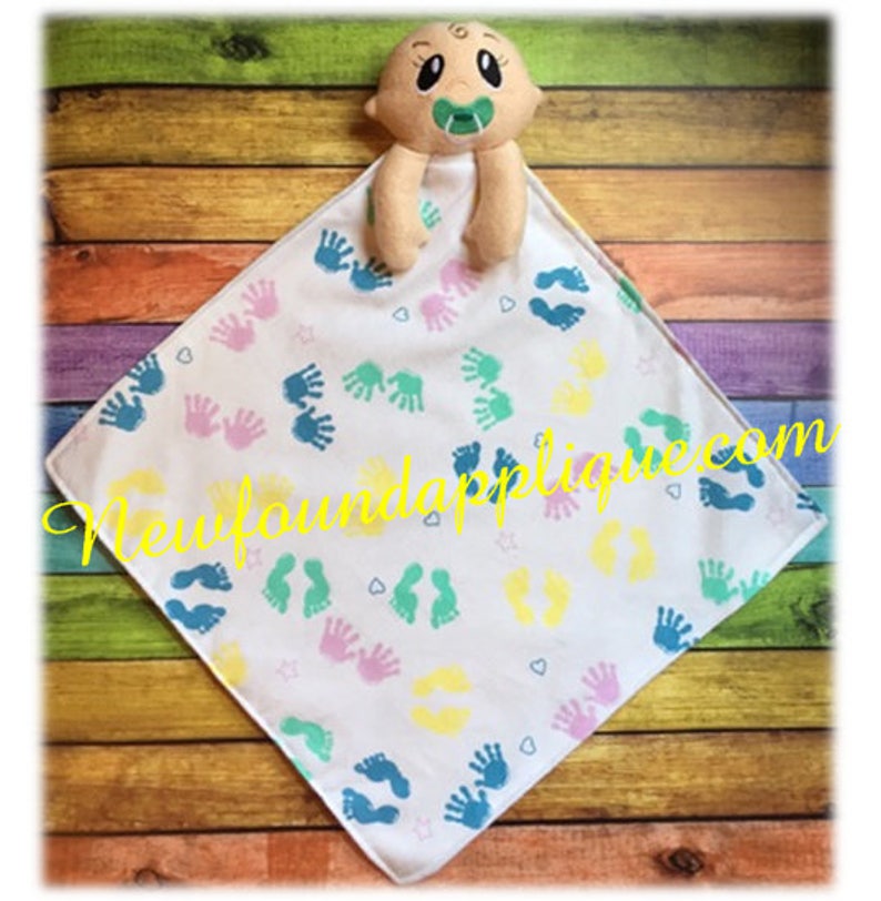 In the Hoop Baby in A Blanket Embroidery Machine Design Etsy