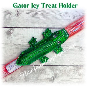 In The Hoop Gatore Icy Treat Holder Embroidery Machine Design