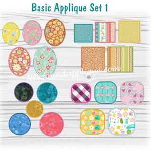 Basic Applique Design Set 1