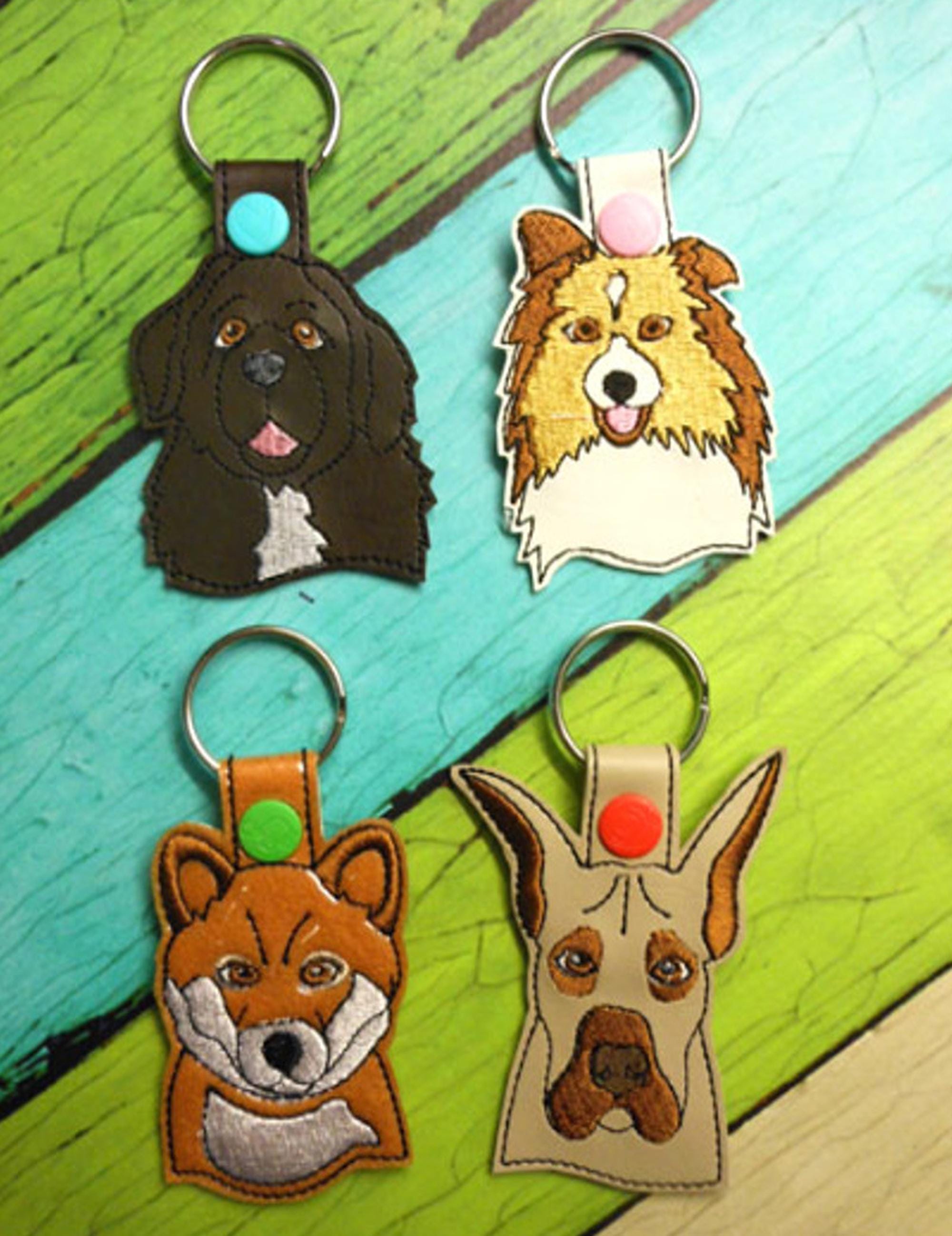 Porte-clés Charm Shiba Inu - Mascotte Japonaise - Taille 2.12" X 2.01" - Neuf Avec étiquettes