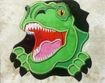Dino Rex Applique Design