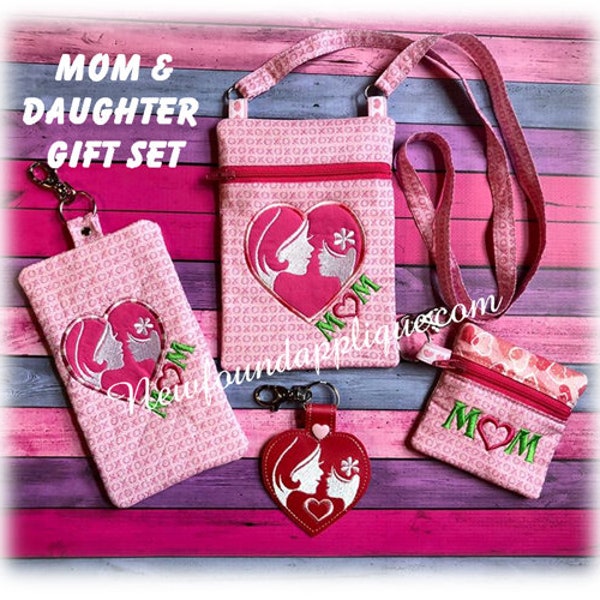 In The Hoop Mother & Daughter Embroidery Machine Gift Set