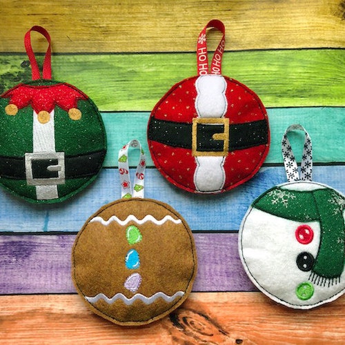 In the Hoop Machine Embroidery Designs Christmas Gingerbread - Etsy