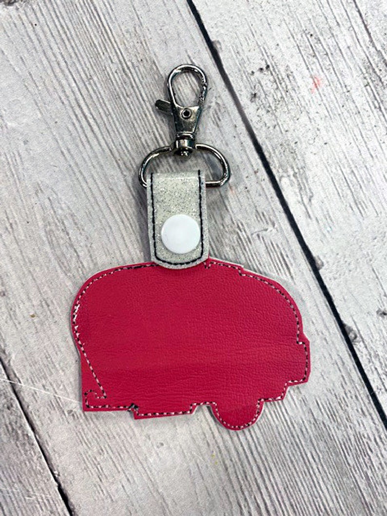 In the Hoop Camper Key Fob Embroidery Machine Design Etsy