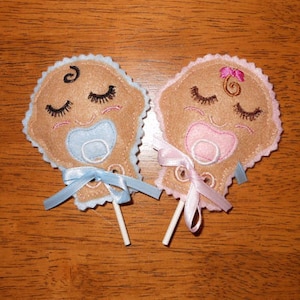 In The Hoop Baby lollipop Cover Design Set for Embroidery Machines