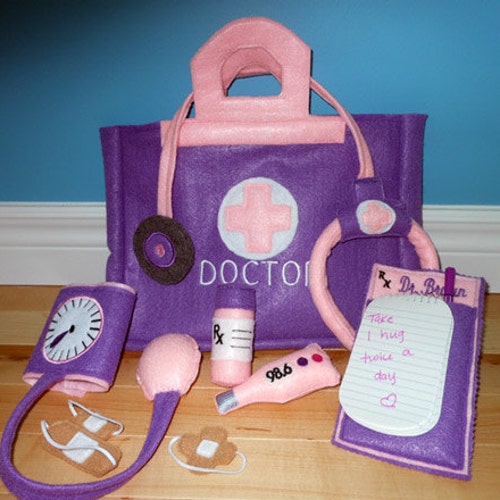 Fun Felt Doctor Kit Embroidery Machine Design Set Etsy
