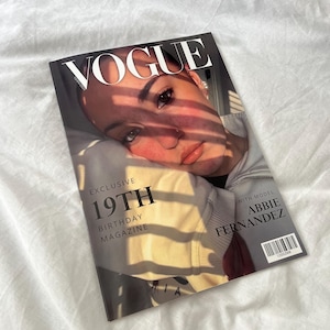 Personalized Birthday Magazine Cover Template (Digital Download)