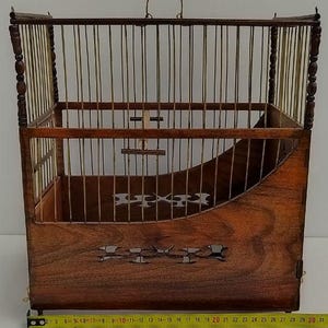 Wood Bird Cage /  Canary Cage / Bird House / Handmade Cage / Parakeet Cage / Bird home / Vintage / Vintage Bird Cage///