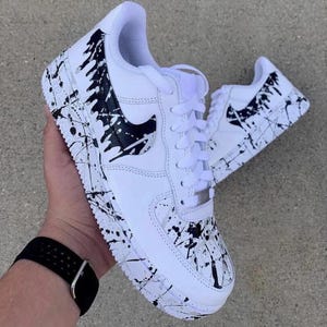 Nike Air Force 1 White And Gray Splash