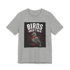 Birds Aren't Real pigeon design Tee | Conspiracy, Retro Graphic Shirt image 8