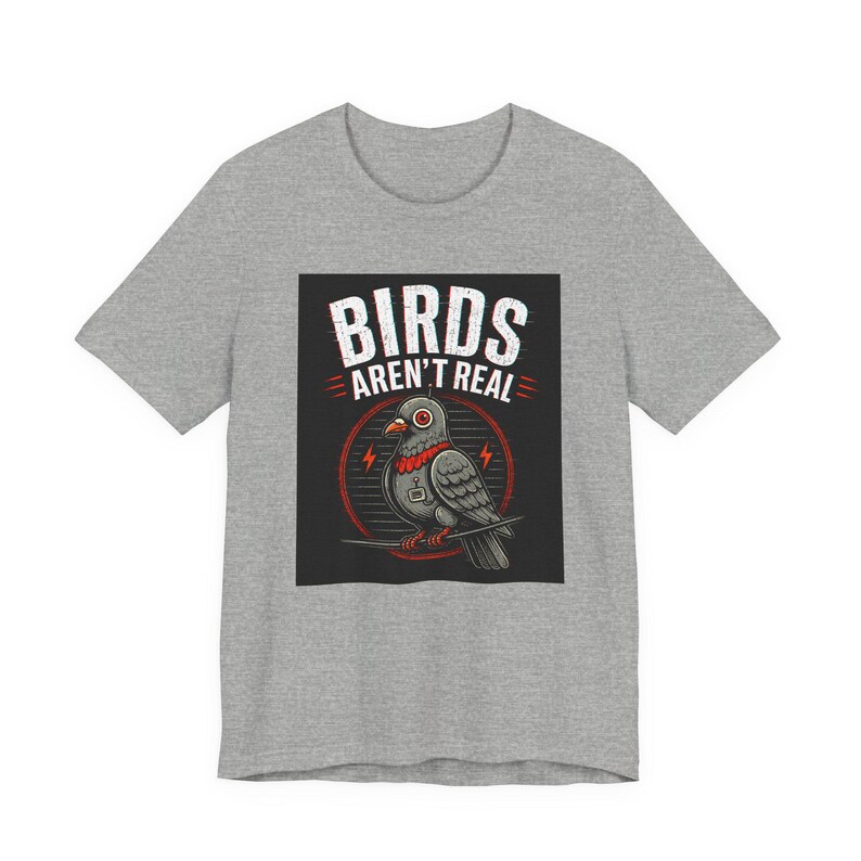 Birds Aren't Real pigeon design Tee | Conspiracy, Retro Graphic Shirt image 8