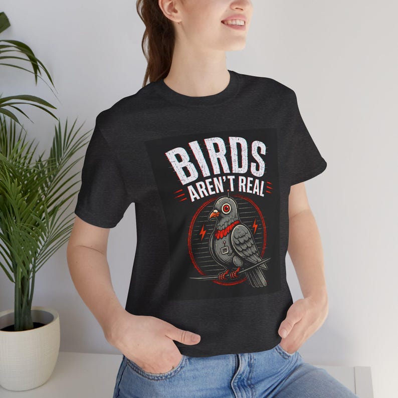 Birds Aren't Real pigeon design Tee | Conspiracy, Retro Graphic Shirt image 13