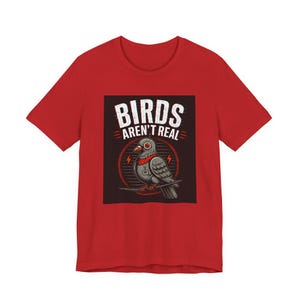 Birds Aren't Real pigeon design Tee | Conspiracy, Retro Graphic Shirt image 7