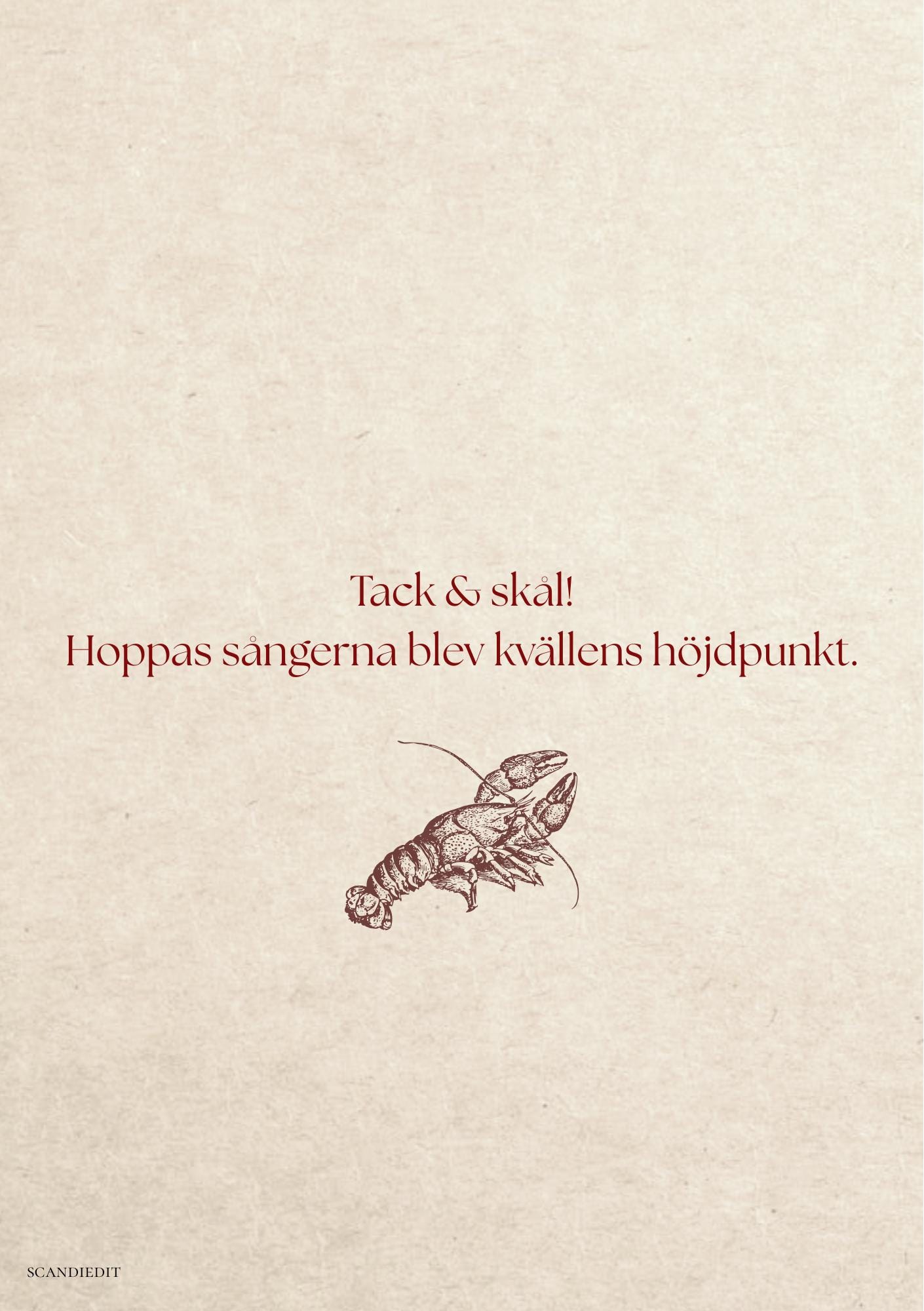 Snapsvisor Snapsvisor Häfte – Kräftskiva Canva Mall • Swedish Crayfish Party ...