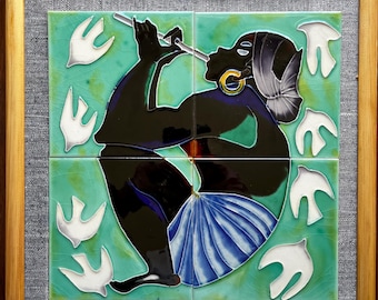 Quality Studio Ceramic Glazed Wall Artwork