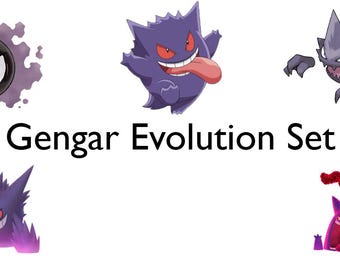 Gengar Evolution Master Set