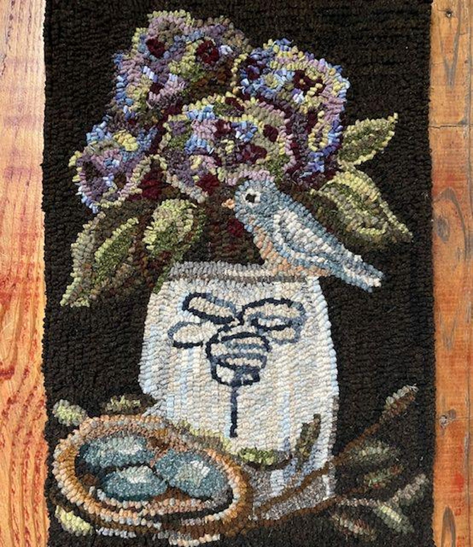 Bee Sting Collector Rug Hooking Pattern on Linen - Etsy