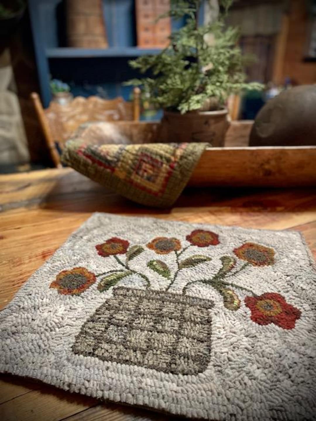 Basket of Flowers Rug Pattern/kit - Etsy