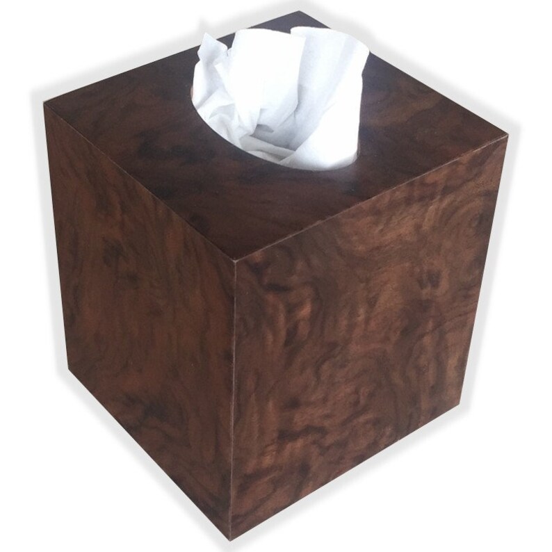 Tissue Box Cover Cube Square Botique Size Fits Puffs and the Etsy