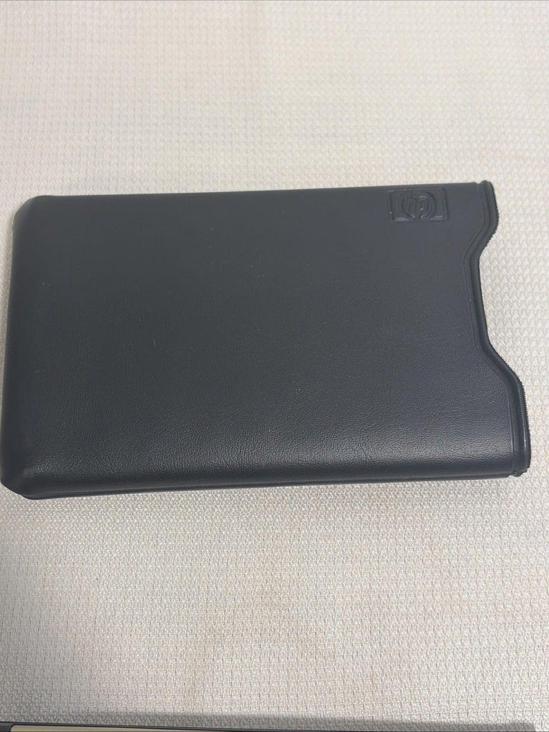 Vintage Hewlett-Packard HP-12C wissenschaftlicher programmierbarer Taschenrechner mit Etui Bild 3