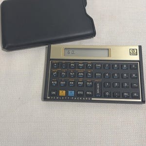 Vintage Hewlett-Packard HP-11C Scientific Programmable Calculator With Case