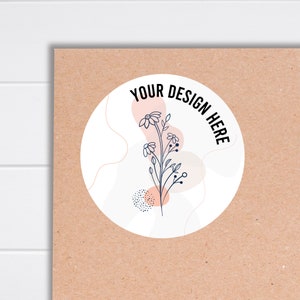 Custom Circle Labels, Logo Labels, Your Design on 2 Inch Custom Labels
