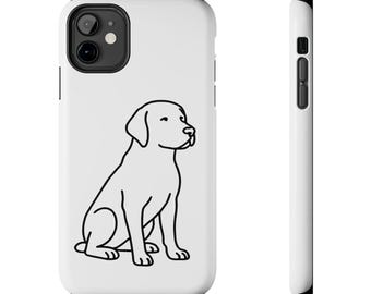 Mobilskal för hundälskare, telefonskal för labrador retriever, telefonskal för labrador, present till hundägare, julklapp till hundälskare