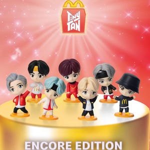 TINY TAN McDonalds Happy Meal Toys 7 Toys Encore Edition Complete Set