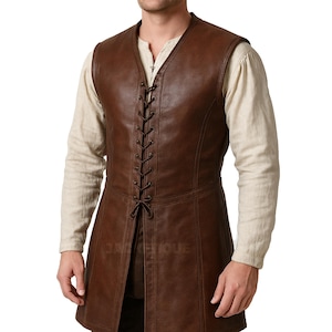 Silicherry Juego de 10 piezas de disfraz renacentista para hombre, camisa de pirata medieval, chaleco retro, pantalón, bolsa para cinturón, armadura de hombro para cosplay (estadio Silicherry Juego de 10 piezas de disfraz renacentista para hombre, camisa de pirata medieval, chaleco retro, pantalón, bolsa para cinturón, armadura de hombro para cosplay (estadio