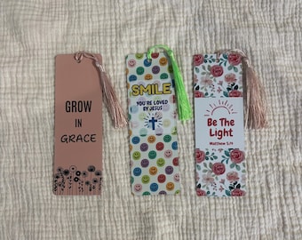 Inspirational Christian Bookmark | Scripture Gift