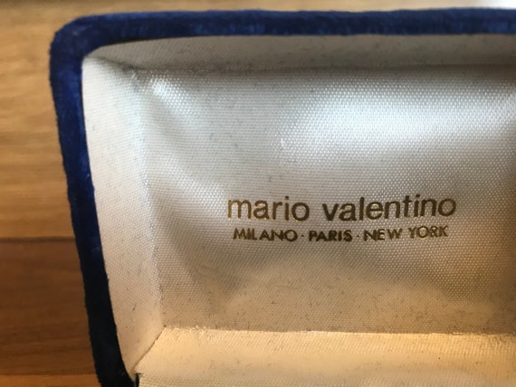 Vintage 60's "MARIO VALENTINO CUFFLINKS'" Gold To… - image 2