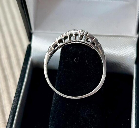 Vintage "SILVER RING" Size 9 Solid 925 Silver Fre… - image 7