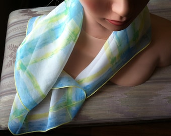 Vintage 60's "VERA NEUMANN" Scarf Geometric Design