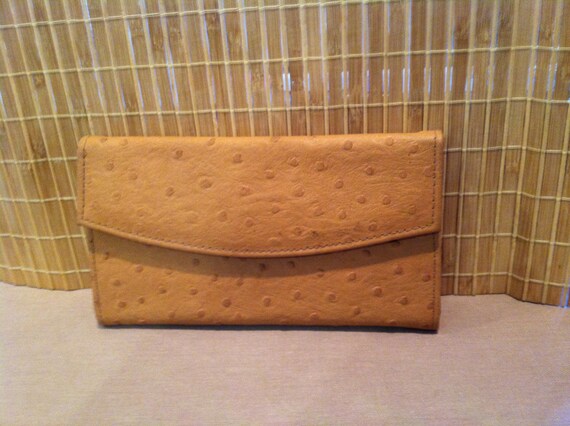 Vintage 80's "AMBER COLOR WALLET"  by GVanti Inte… - image 2