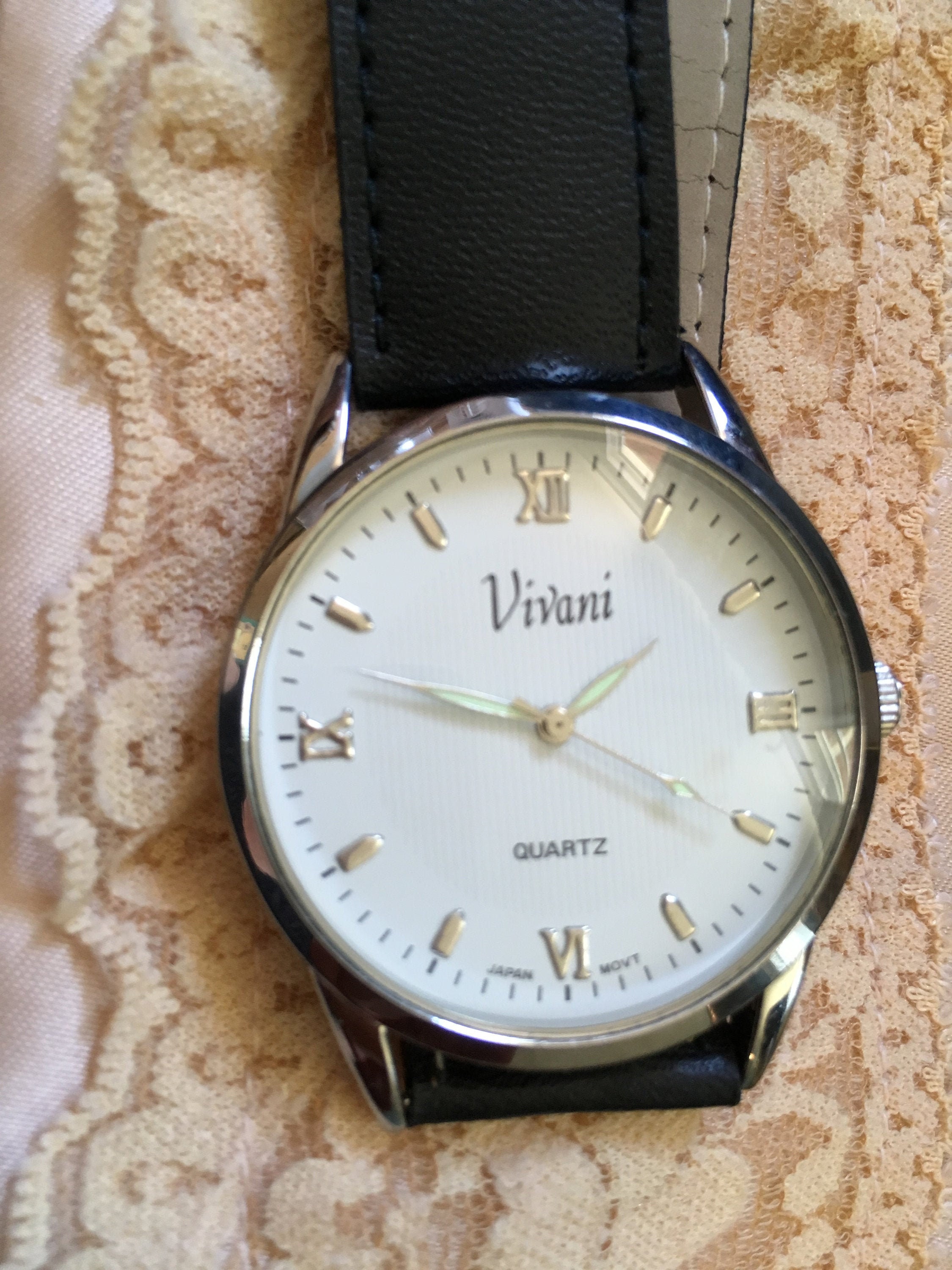 Women\'s Classic Dress Watch, Vivani, Large face Vivani Ladies Watch - Etsy main image 3