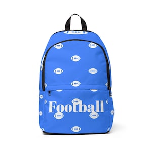 Personalized Football Backpack, Sports Bag for Kids, Custom Team Name Rucksack, Back to School Gift, Soccer Drawstring Bag, Team Spirit