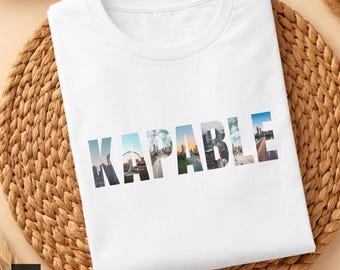 Atlanta Cityscape Graphic T-Shirt, Minimalist Travel Tee, Original Design Streetwear. Made in Alpharetta, GA by Neurodiverse team.