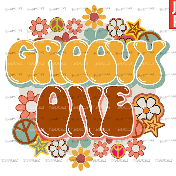 Groovy One Png - Etsy