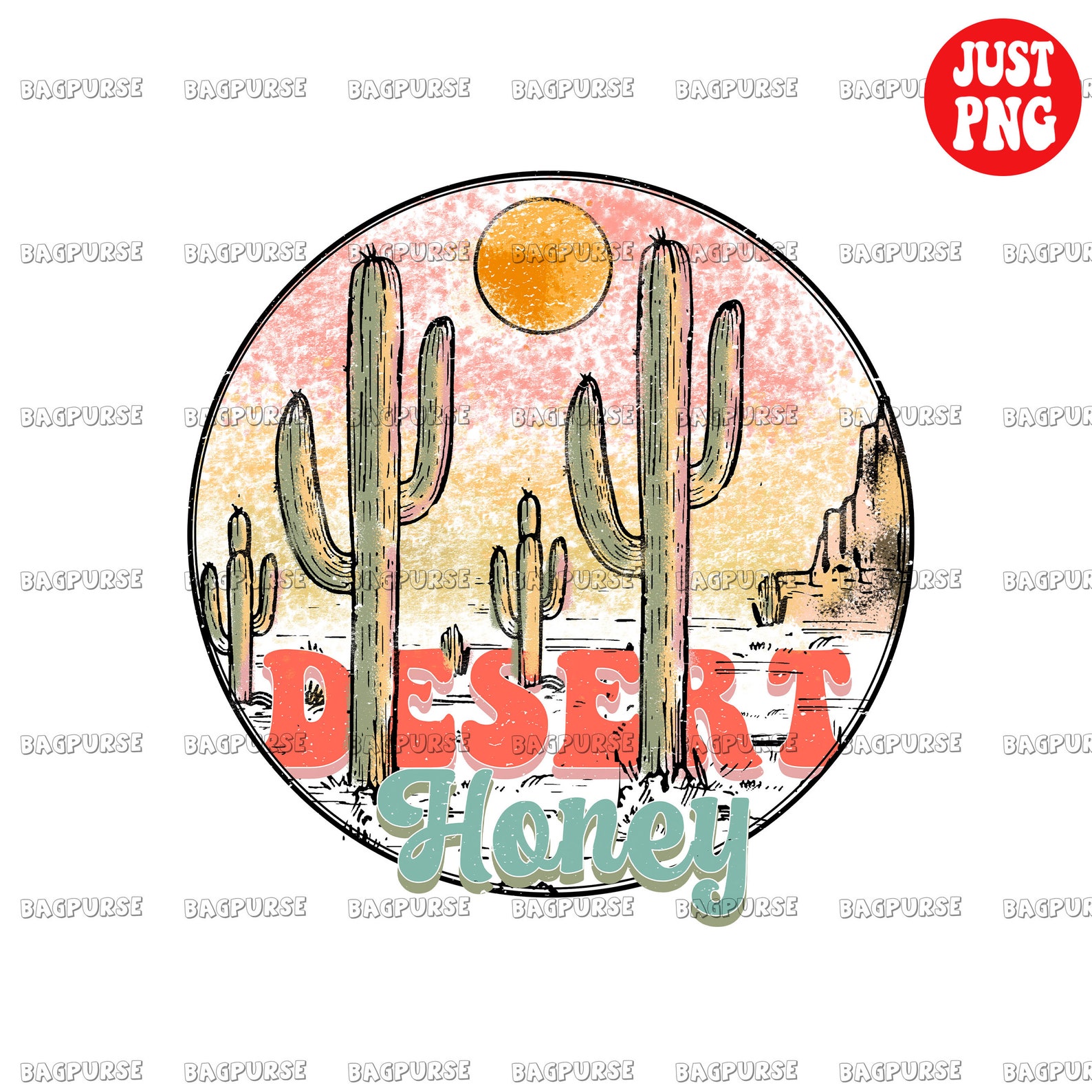 retro 9 white cactus flower desert berry