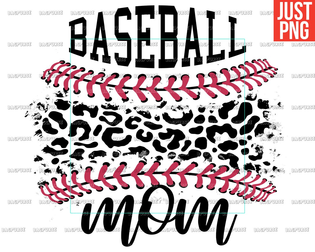 Baseball Mom, Baseball Mom PNG, Leopard, Leopard, PNG Files Design for ...
