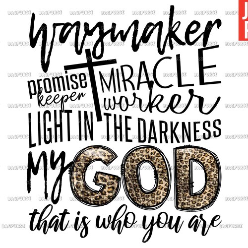 Waymaker Png Miracle Worker Png Christian Quotes Design For Etsy Waymaker Png Miracle Worker Png Christian Quotes Design For Etsy