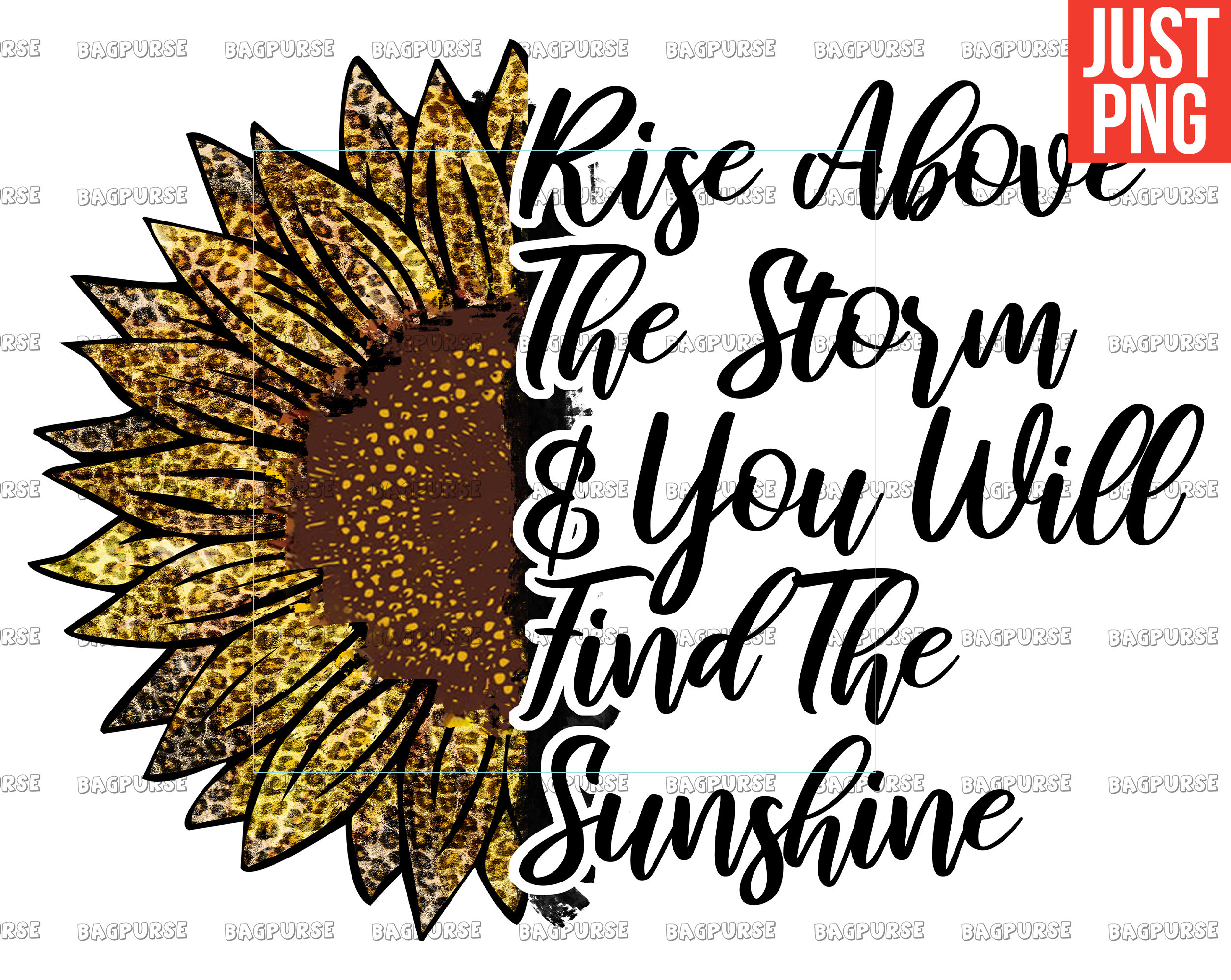 Rise Above the Storm and You Will Find the Sunshine PNG