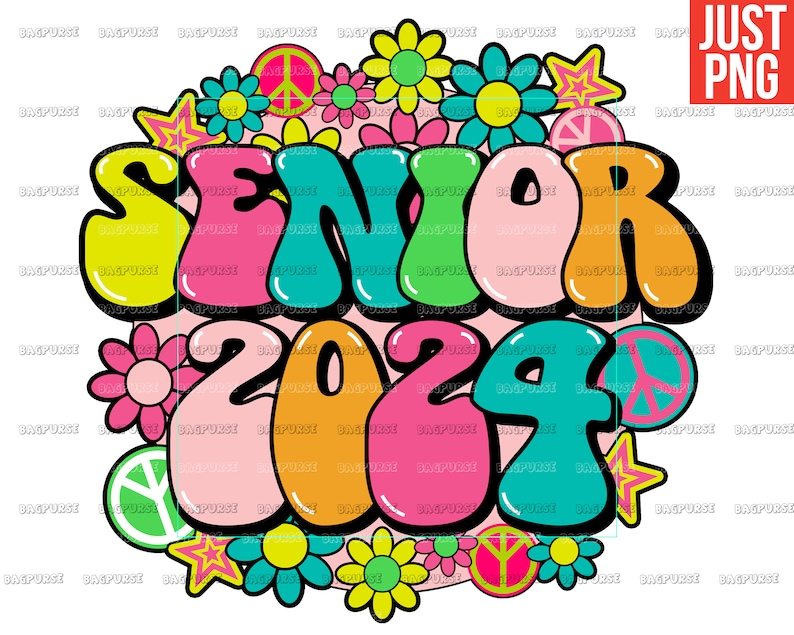 Senior 2024 PNG Senior 2024 Sublimation Class of 2024 Etsy Australia