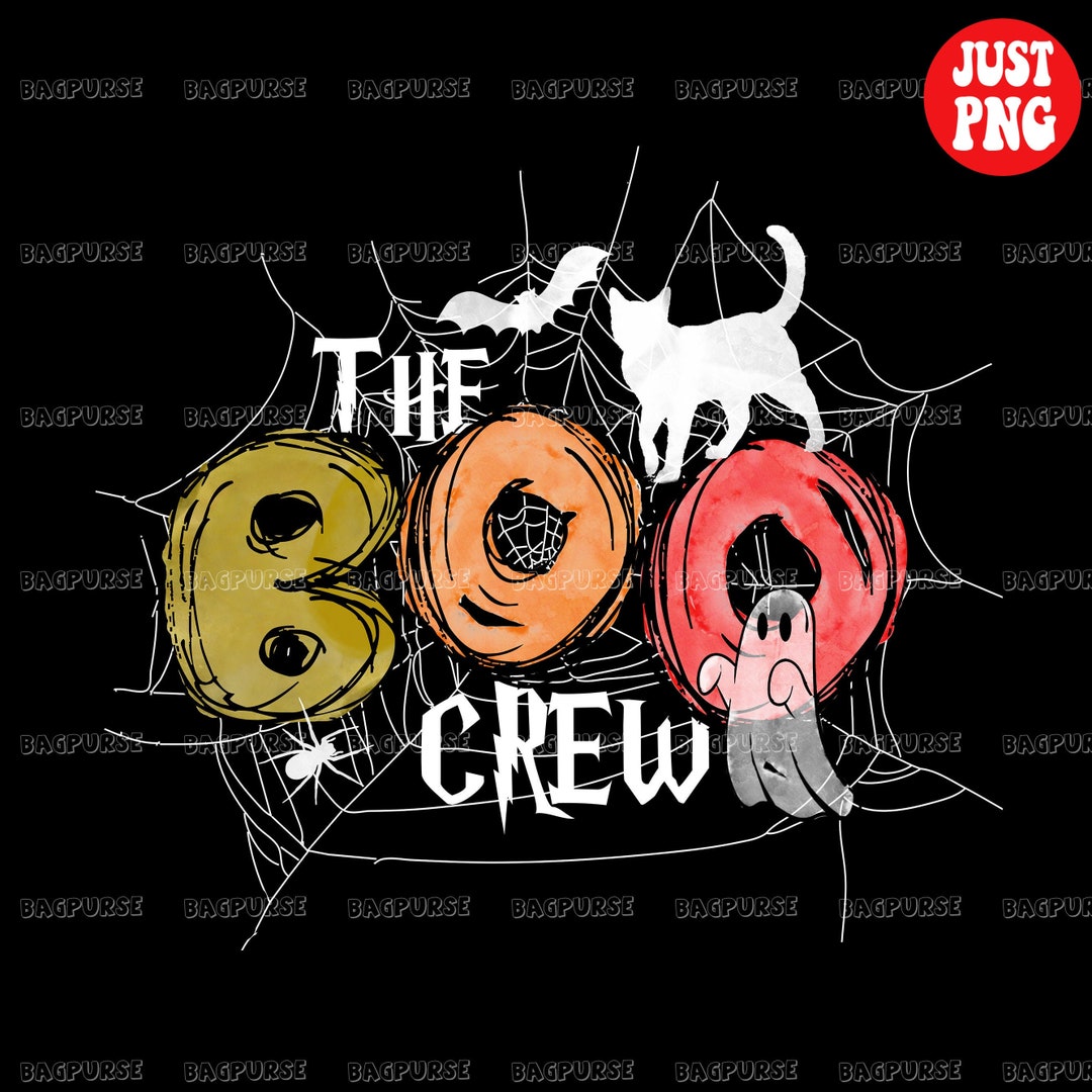 Retro Sublimation, the Boo Crew PNG, the Boo Crew Halloween Design ...