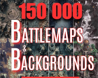 150,000+ Printable D&D Battlemaps – Ultimate RPG Terrain Bundle