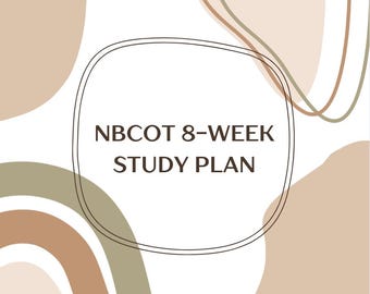 8-Week NBCOT Study Schedule PDF